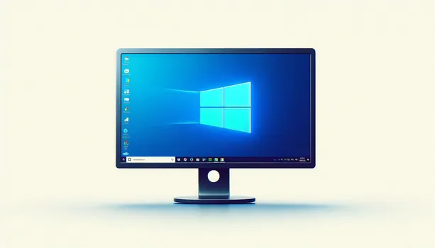 assistenza, riparazione, computer, pc, windows 10, windows 7, logo windows, all in one, aio, monitor, schermo